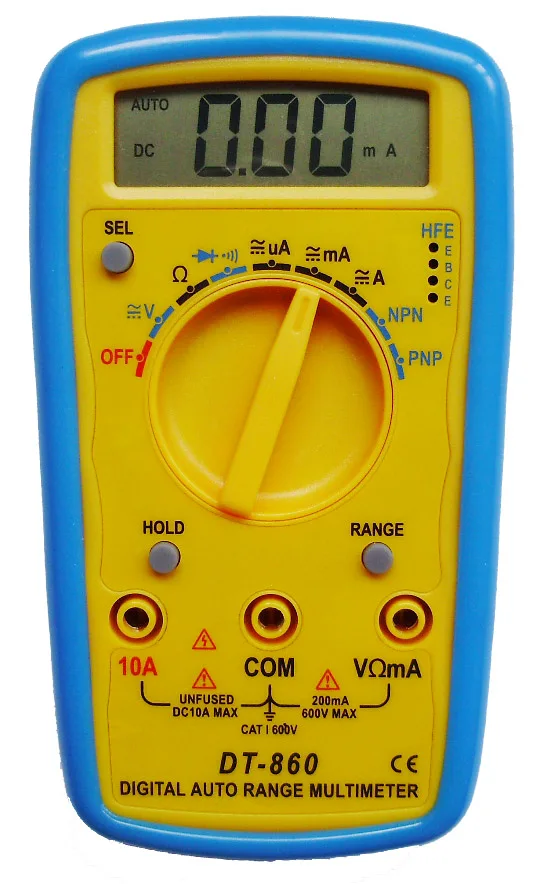 

DT-860 auto range Digital Multimeter auto power off