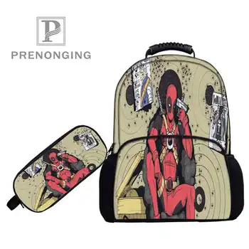 

Custom 17inch deadpool-won-t Backpacks Pen Bags 3D Printing School Women Men Travel Bags Boys Girls Book Computers Bag#1031-4-2