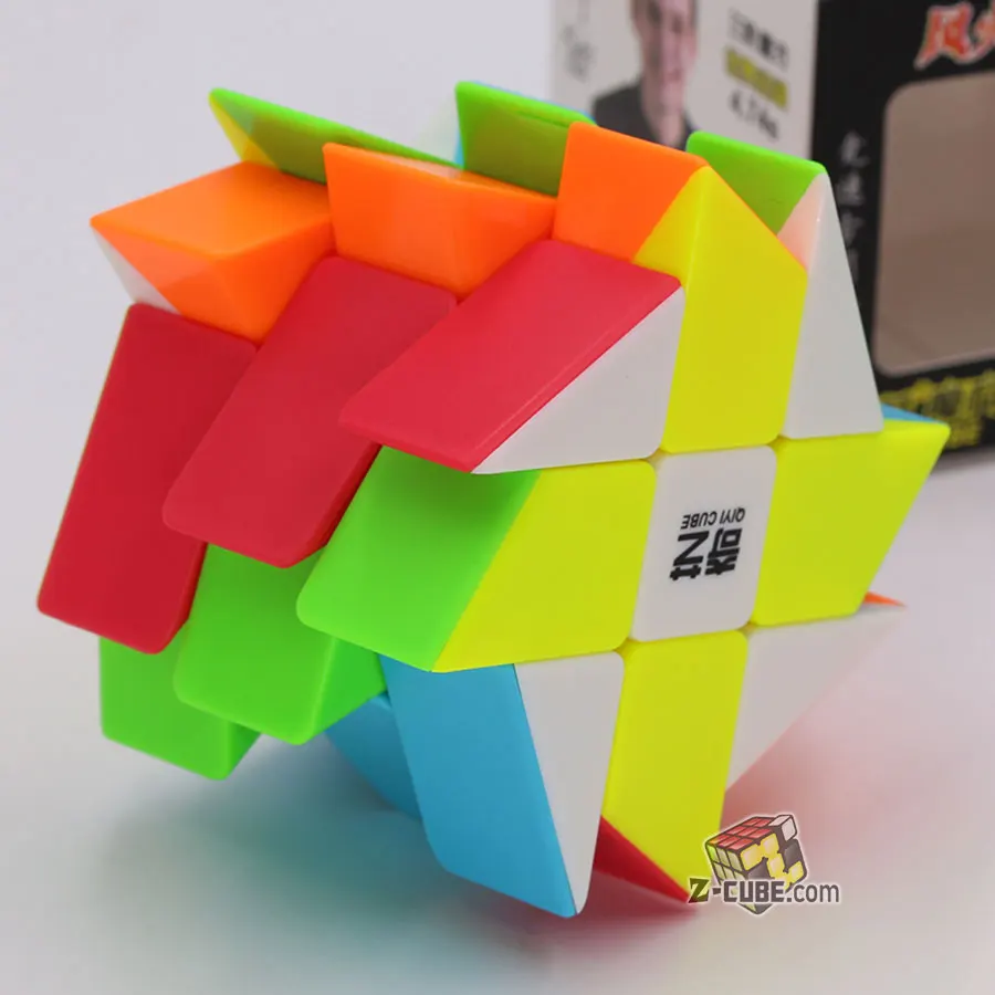 Головоломка волшебный куб QiYi 3x3x3 ветряная мельница FengHuoLun необычная форма