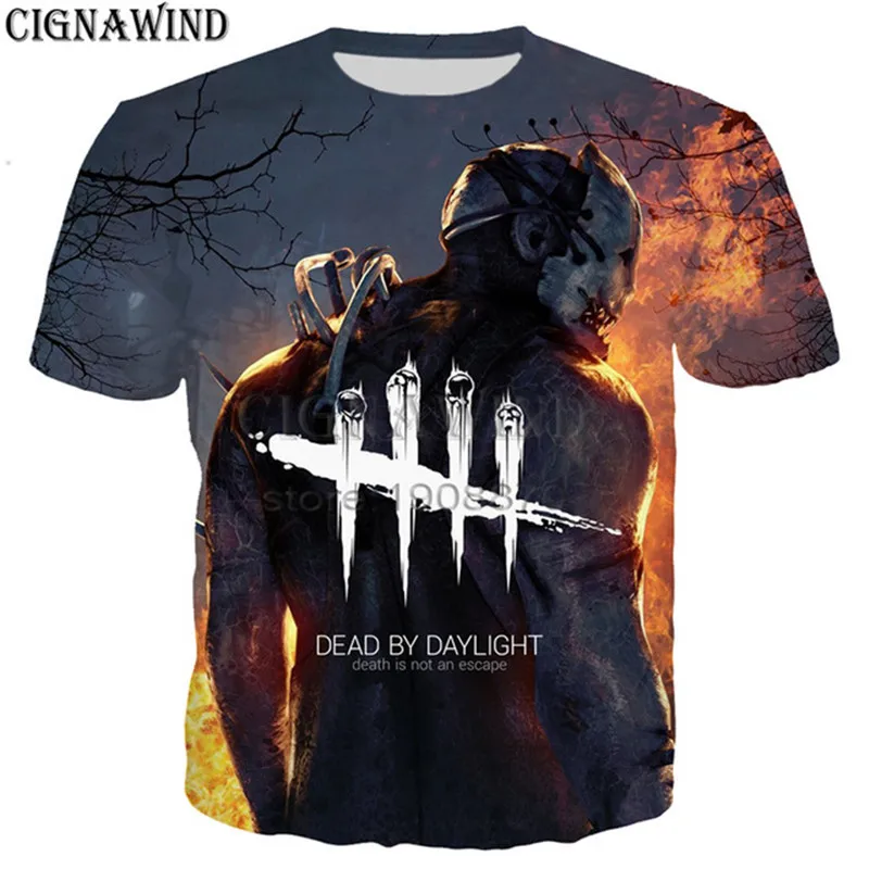 

New arrival game Dead By Daylight t shirt men/women 3D printed t-shirts casual Harajuku style tshirt streetwear summer tops