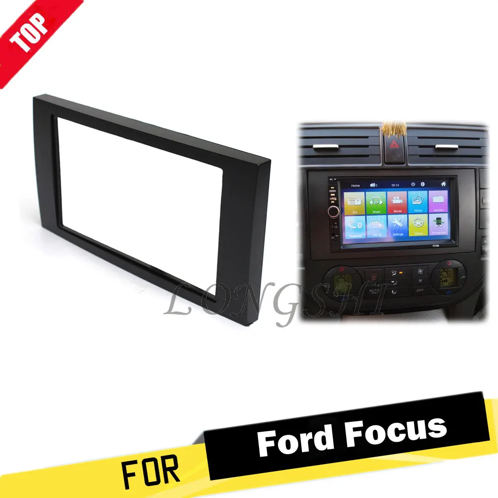 

For Ford Focus 2 Din frame to Car Radio for C-Max S-Max Fusion Transit Fiesta use car Multimedia radio player Double din Fascia