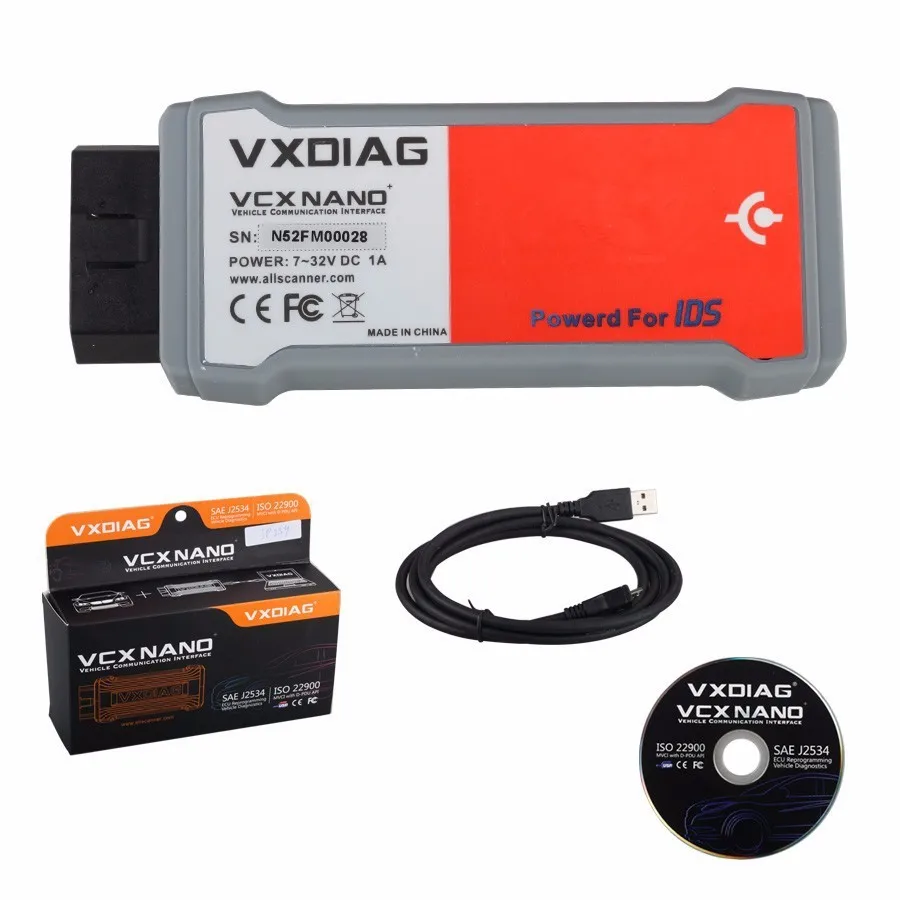 

2017 Fast and Free Shipping! 100% High Quality VXDIAG VCX NANO for Mazda 2 in 1 with IDS V99