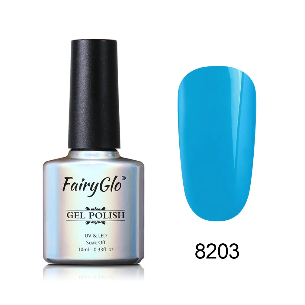 FairyGlo 10 мл светящийся Гель-лак для ногтей светится в темноте флуоресцентный неоновый Гель-лак замачиваемый лак для ногтей Esmalte для ногтей - Цвет: 8203