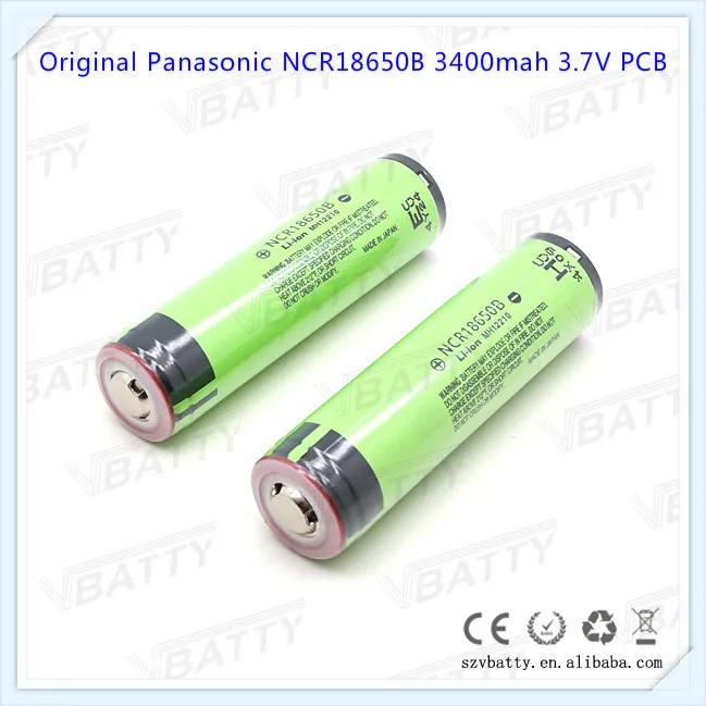 Для цифрового фотоаппарата Panasonic NCR18650B 18650 3400 mah 3,7 V Перезаряжаемые батарея 18650 NCR18650B 3400 mah с PCB верхняя кнопка(1 шт