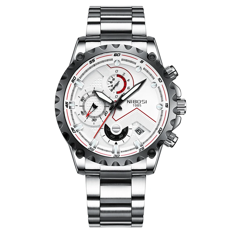 

NIBOSI watch men military relogio masculino quartz-watch mens watches top brand luxury sport wristwatch mens fashion brand