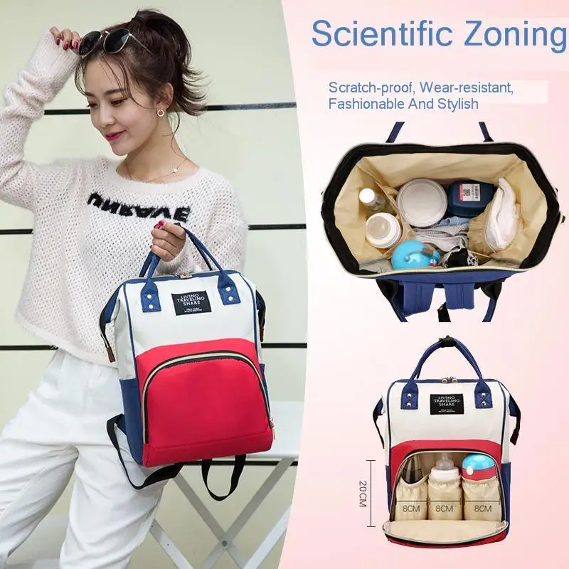 

New Baby Package Upgrade Edition Waterproof Both Shoulders Backpack More Function Pregnant Woman feminina mochila Free shipping