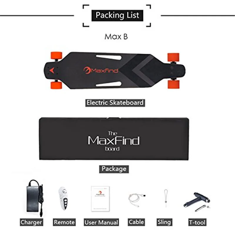 Maxfind дешевые четыре колеса RC электрический Лонгборд скейтборд с одномоторный на
