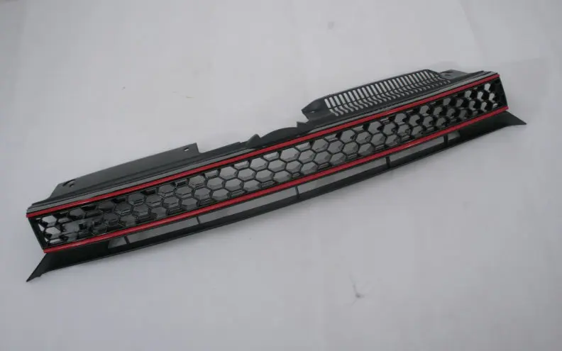 

Replacement Front Center Grille in Badgeless Honeycomb Style (with Notch Filler) For VW Volkswagen Golf MK6