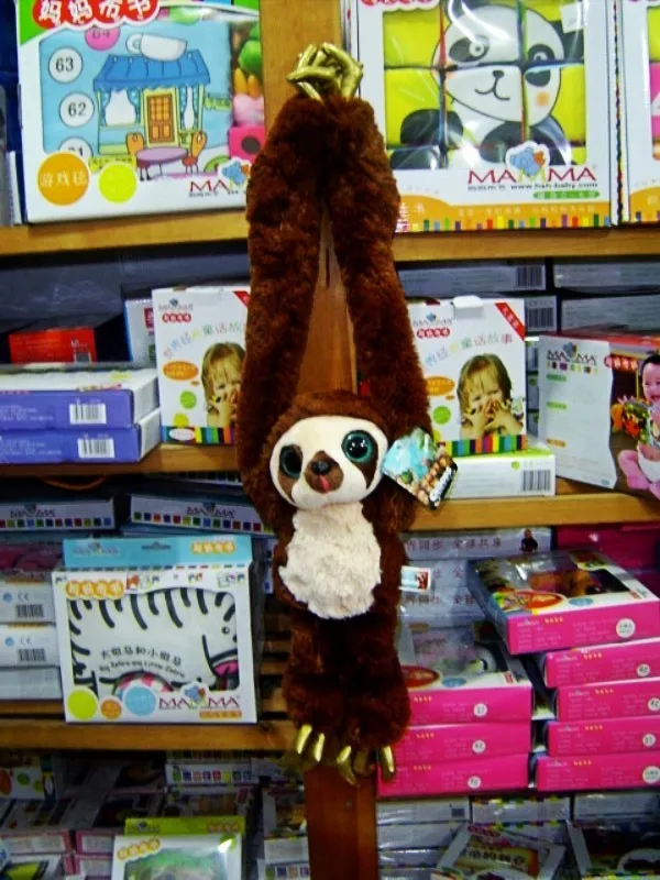 25 см до 65 см оригинальная длинная рука croods пояс обезьяна плюшевые игрушки животных Куклы для дня рождения Новогодний подарок 1 шт