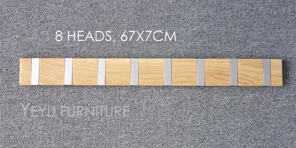 Diseño moderno pared de Madera maciza de Roble perchero De Madera De