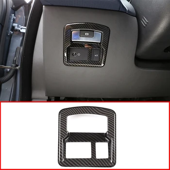 

Carbon Fiber ABS Inner Tail Door Switch Frame Electronic handbrake Cover Trim For Land Rover Range Rover VELAR 2017-18 Car Auto