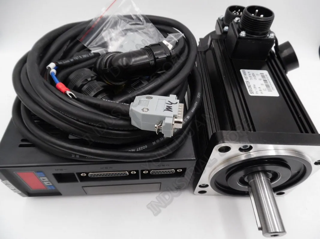 

380V 2KW 7.7NM NEMA52 130mm flange 2500R/Min AC Servo Kits CNC constant torque MODbus RS485 RS232 with 2Year Warranty