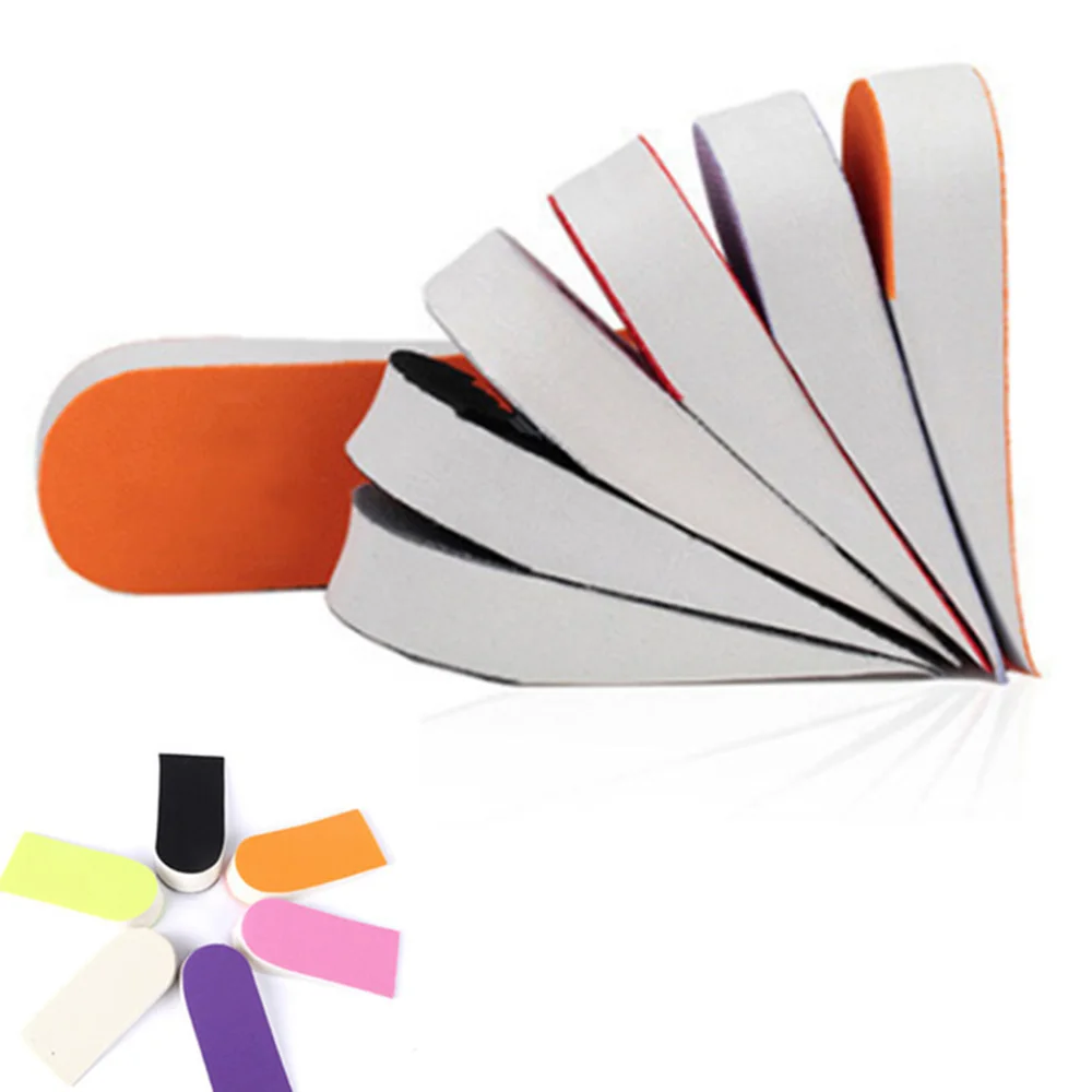 

1Pair Eva Unisex 2.5cm Height Increase Insoles Shoe Insoles Half Insole Heighten Heel Insert Sports Shoes Pad Cushion Random