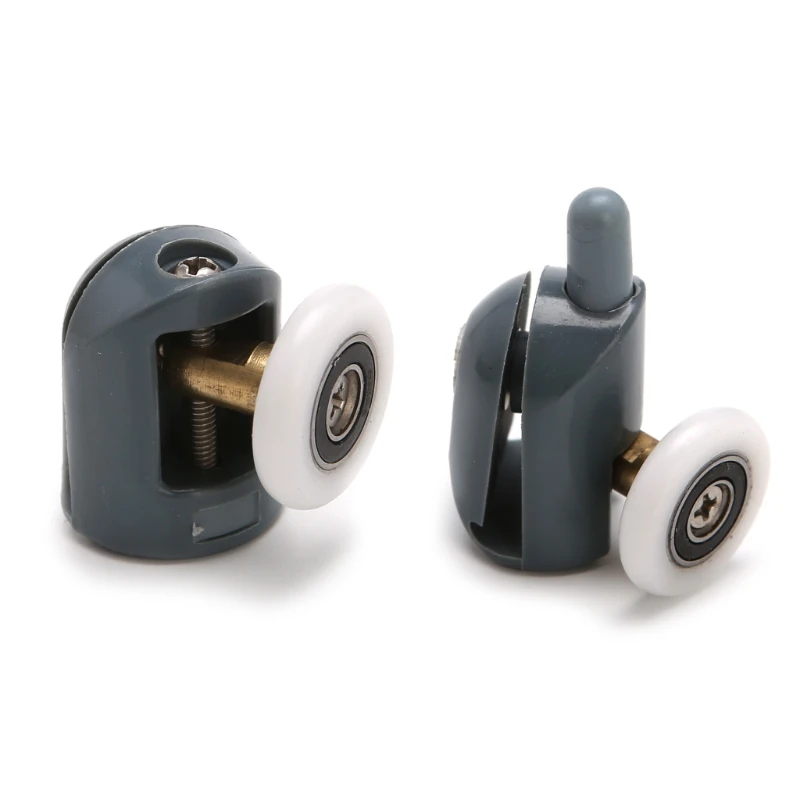 

8Pcs/Set Shower Door Rollers Runners Wheels Pulleys 25mm x 5mm Screw Cover Cap