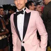 Smoke свадебные костюмы смокинг для выпускного розовые стили индивидуальный заказ Best Мужские костюмы(куртка+ Брюки для девочек+ галстук