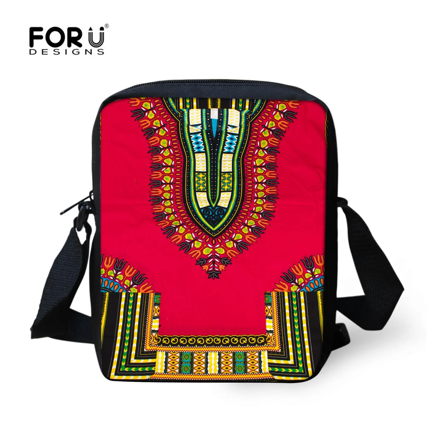 

FORUDESIGNS Women Messenger Bag Retro African Traditional Printing Crossbody Bags For Children Girls Summer Travel Handbags New