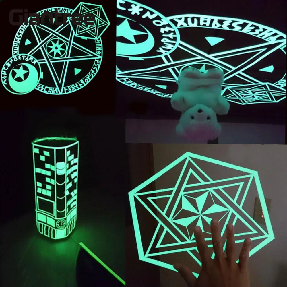 

giantree 4cmx1m Luminous Tape Durable Reflective tape reflective material Fluorescent Safety Sticker Wall Stickers PVC