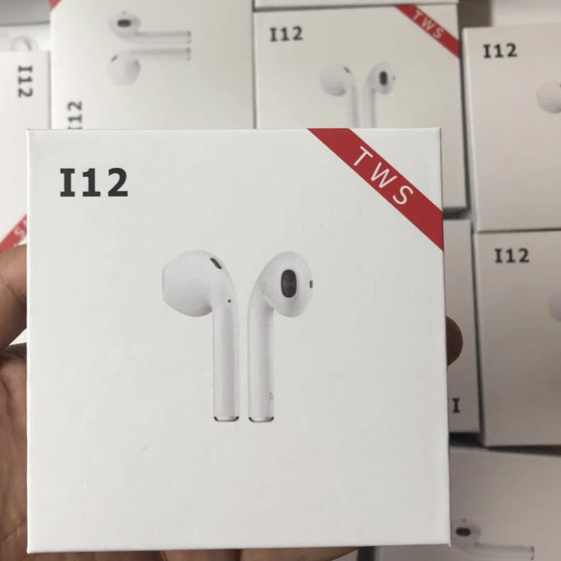 

Touch Control i12 TWS Bluetooth 5.0 Earphones Wireless Charging Stereo earphone Earbuds for iPhone Samsung Huawei Drop Shipping