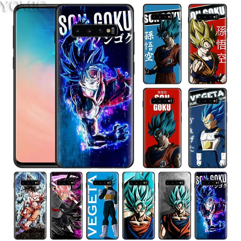

Dragonball Son Goku Black Case for Samsung Galaxy S10 5G S10e S9 S8 S7 M40 M30 M20 M10 J4 J6 J8 Plus Silicone Phone Cover Bag Ca