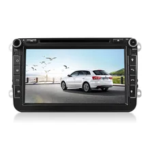 8 Inch 1024*600 2 Din Android 4.4.4 VW Car Audio DVD Player GPS For GOLF 6 Polo Bora JETTA B6 PASSAT Tiguan SKODA OCTAVIA 3G