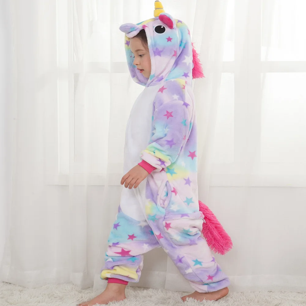 Cute Unicorn Pajamas Autumn Winter Homewear Unicornio Children's