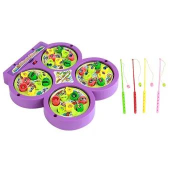 

New 1 Set Colourful Plastic Magnetic Fishing Toys Set Baby Learning Fish Educational Toy Game Gifts For Kids Outdoor Fishing Toy