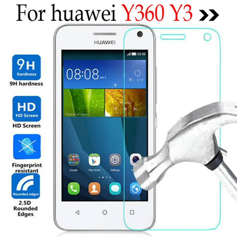 2.5D с уровнем твердости 9 H премиум-класса из закаленного Стекло для huawei Y360 4 0
