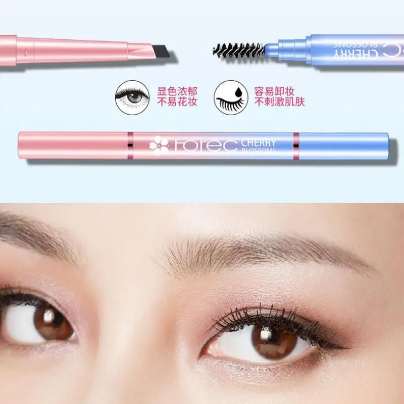 HanChan вращающийся Водостойкий карандаш для бровей натуральный стойкий легко носить карандаш для бровей косметический инструмент для макияжа
