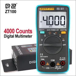 RZ Цифровой мультиметр 6000 AC/DC Напряжение Ток Ом частота диода сопротивление Емкость тестер инструмент ZT102 ZT98 ZT100 ZT101