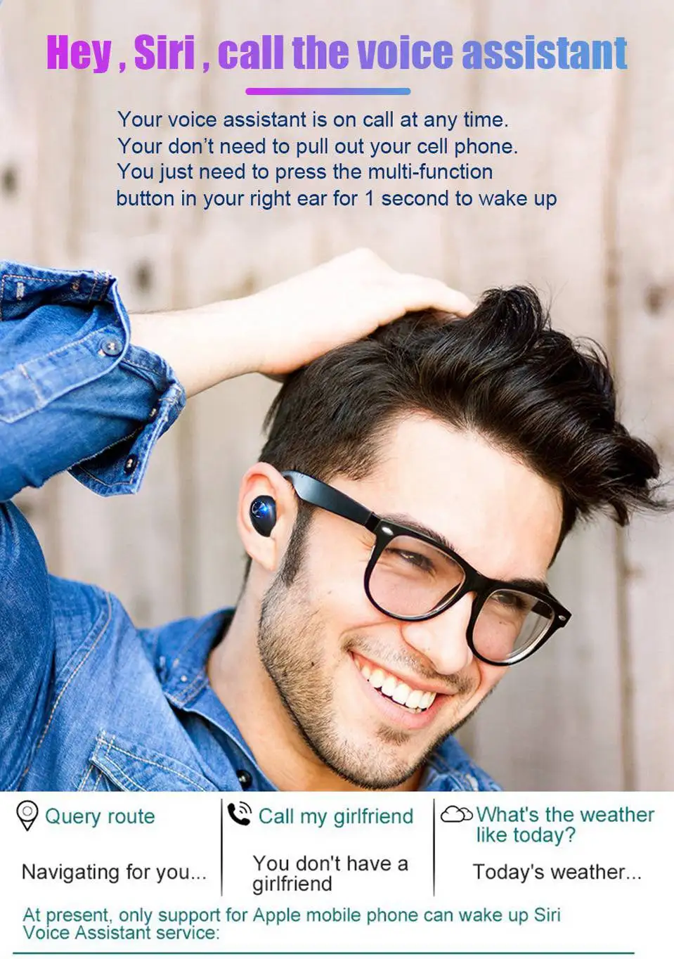 Wireless Bluetooth Earphone 5.0 Sport Headset Gaming with Microphone Stereo Earbuds Headphones Bluetooth TWS Earphones For Phone (13)