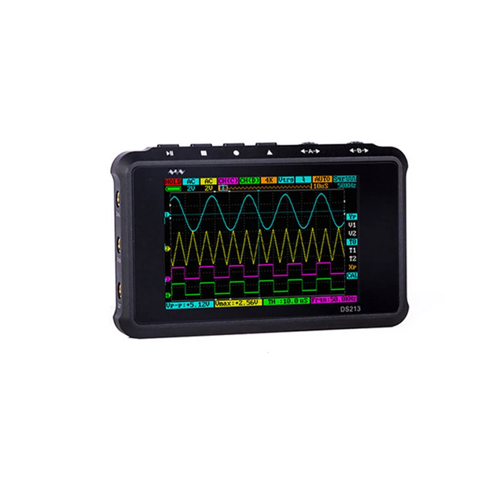 CCDSO DS213 MINI Digital Oscilloscope 4 Channel 100MS/S LCD Display USB Oscilloscopio Pocket