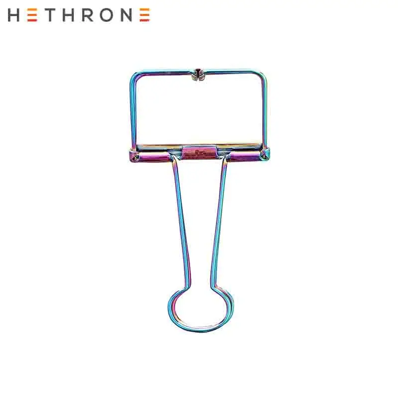 Hetron Kawaii красочные многофункциональные металлические зажимы для бумаги зажим