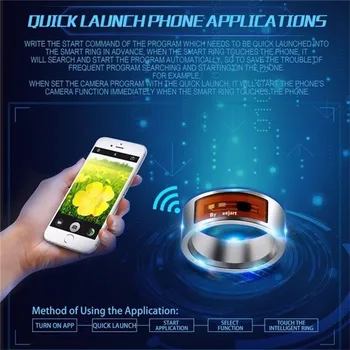 

Magic Smart Ring NFC Multifunctional Waterproof Intelligent Smart Wear Finger Digital Ring For Apple Android NFC Mobile Phone
