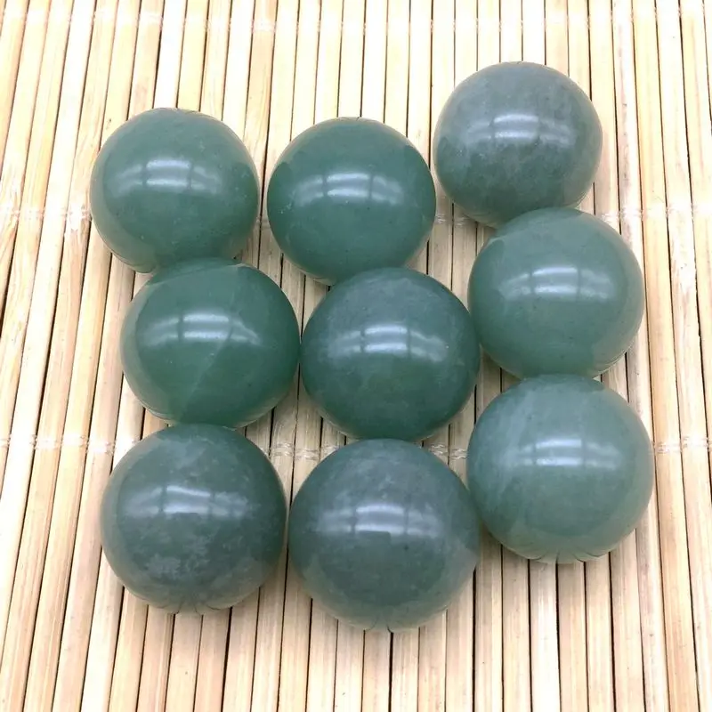 

New Arrival Stone Bead Ball Round Sphere 20 mm No Hole Green Aventurine Carnelian Onyx Pendant DIY Earrings 6 pcs a lot