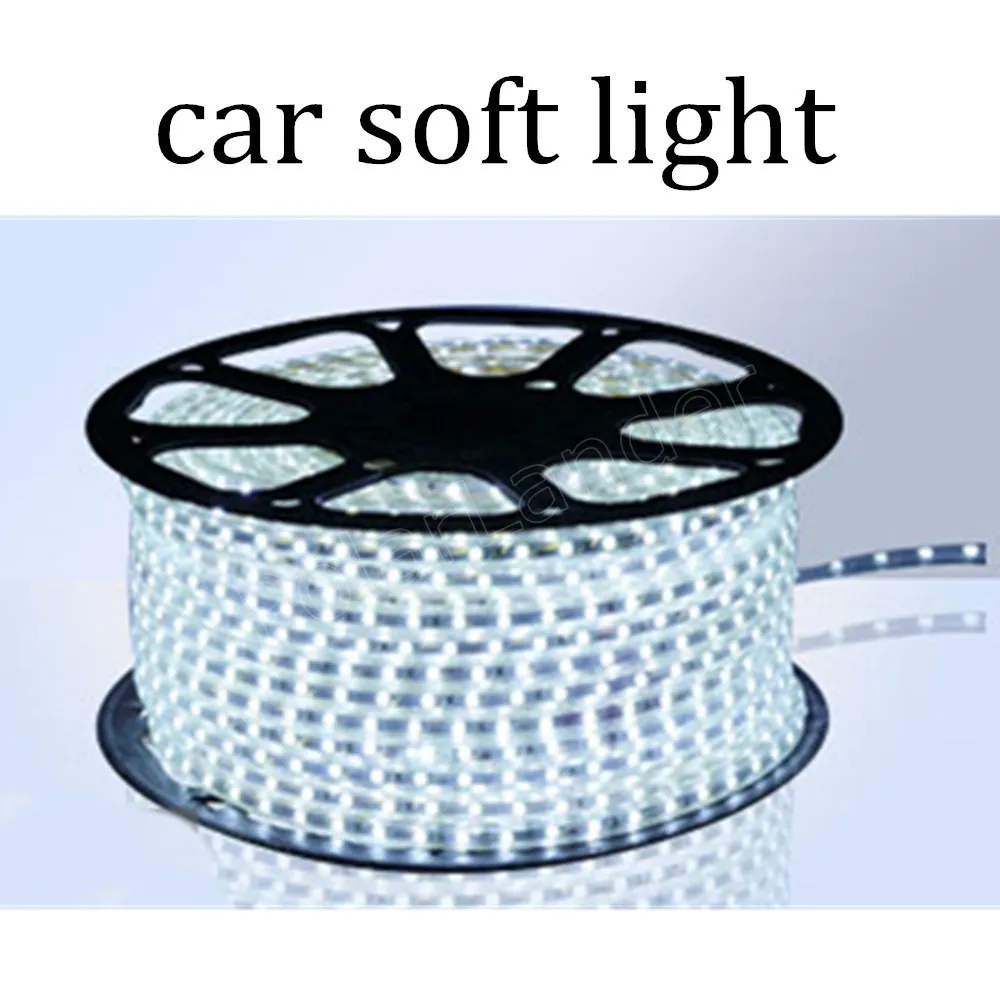 5 м/лот 5050 SMD LED гибкая полоса света Водонепроницаемый 12 в 60 светодиодов/м