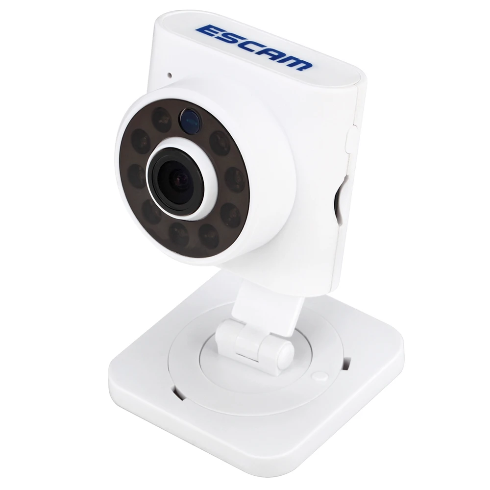 ESCAM Wall E QF601 IP сети Камера 720 P HD 2 8 мм объектив Беспроводной Wi-Fi Крытый обнаружения