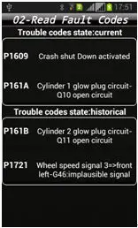 IOBD2 Diagnostic Tool display 4