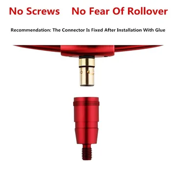 

Tab Copying Fittings Joint Universal Fast Connector Copying Rod Ice Fishing Peche Copying Anti-rotation Head Fittings A9013YPA