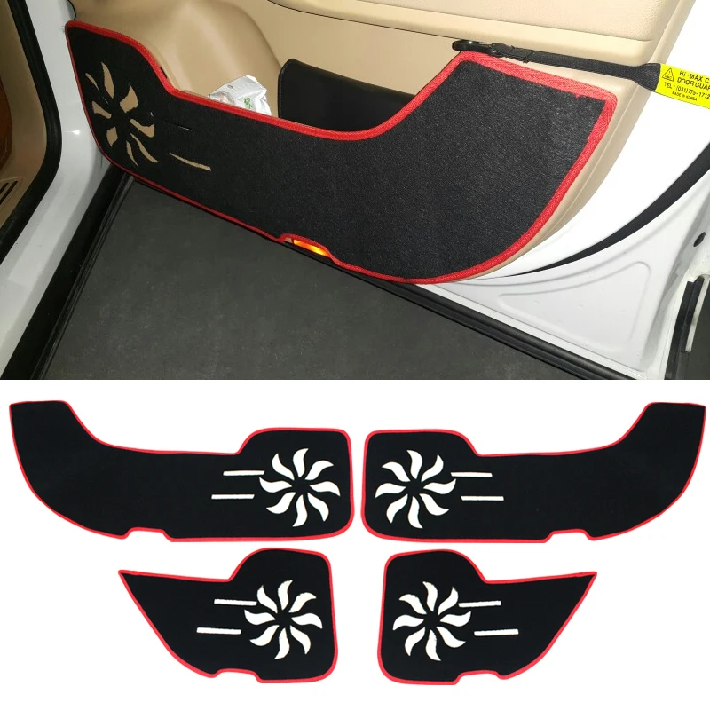 

QCBXYYXH For Porsche Cayenne 2011-2017 Car Styling Protector Side Edge Protection Pad Protected Anti-kick Door Mats Cover