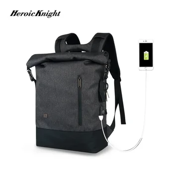 

Heroic Knight Men Large Capacity Backpack USB Laptop Backpack Men Waterproof Travel Bags Casual School backpack