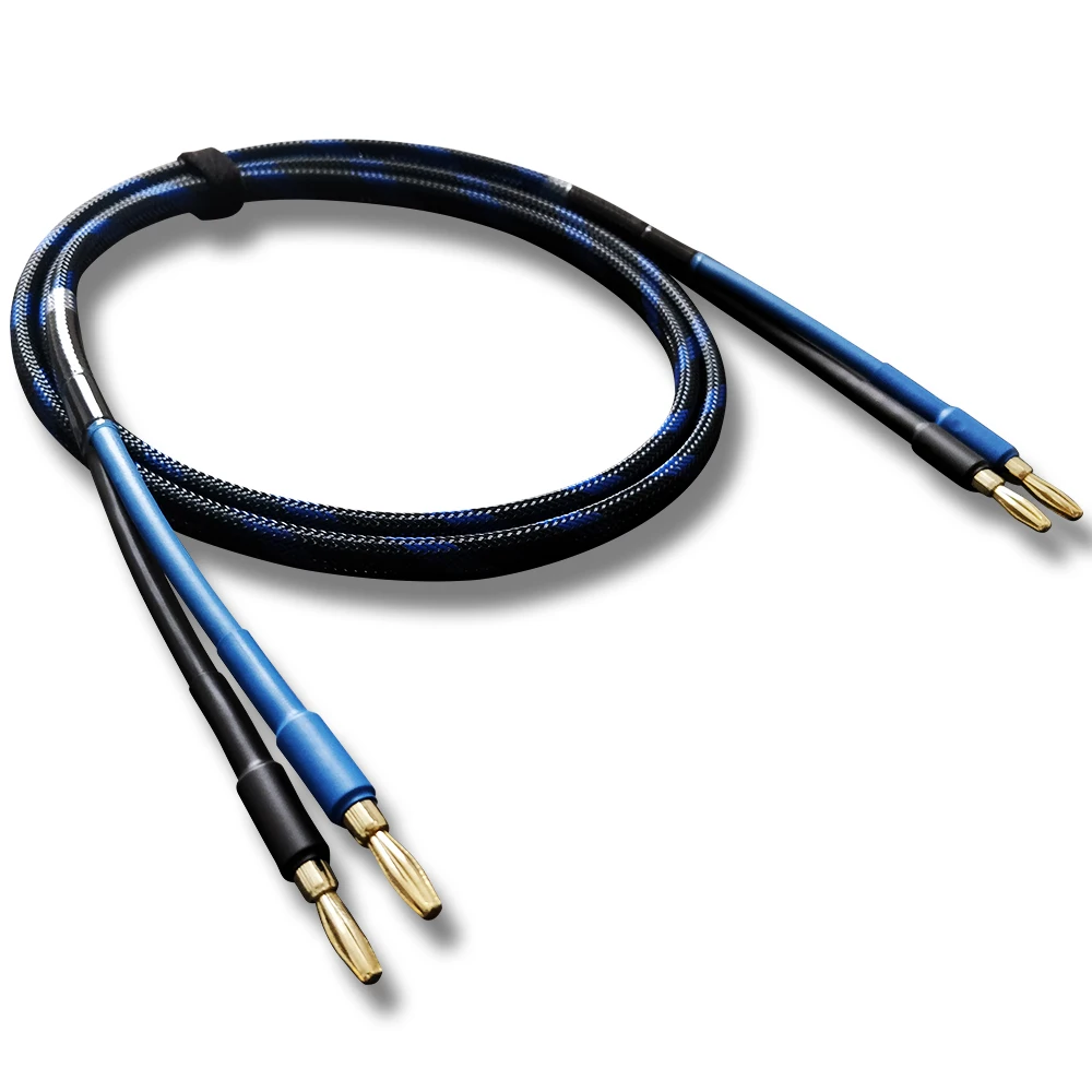 FIHI B5 DIY HiFi altavoz Cable de Audio Cable con conector Banana