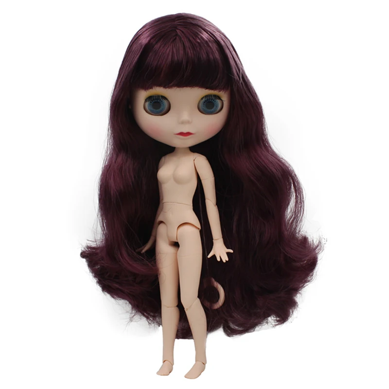 

Blyth Doll BJD, Neo Blyth Doll Nude Customized Frosted Face Dolls Can Changed Makeup and Dress DIY, 1/6 Ball Jointed Dolls SO41