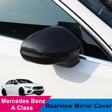 Автомобильный Стайлинг Зеркало заднего вида крышка для Mercedes Benz A Class W177 A180 A200 модифицированное зеркало крышка защитное украшение