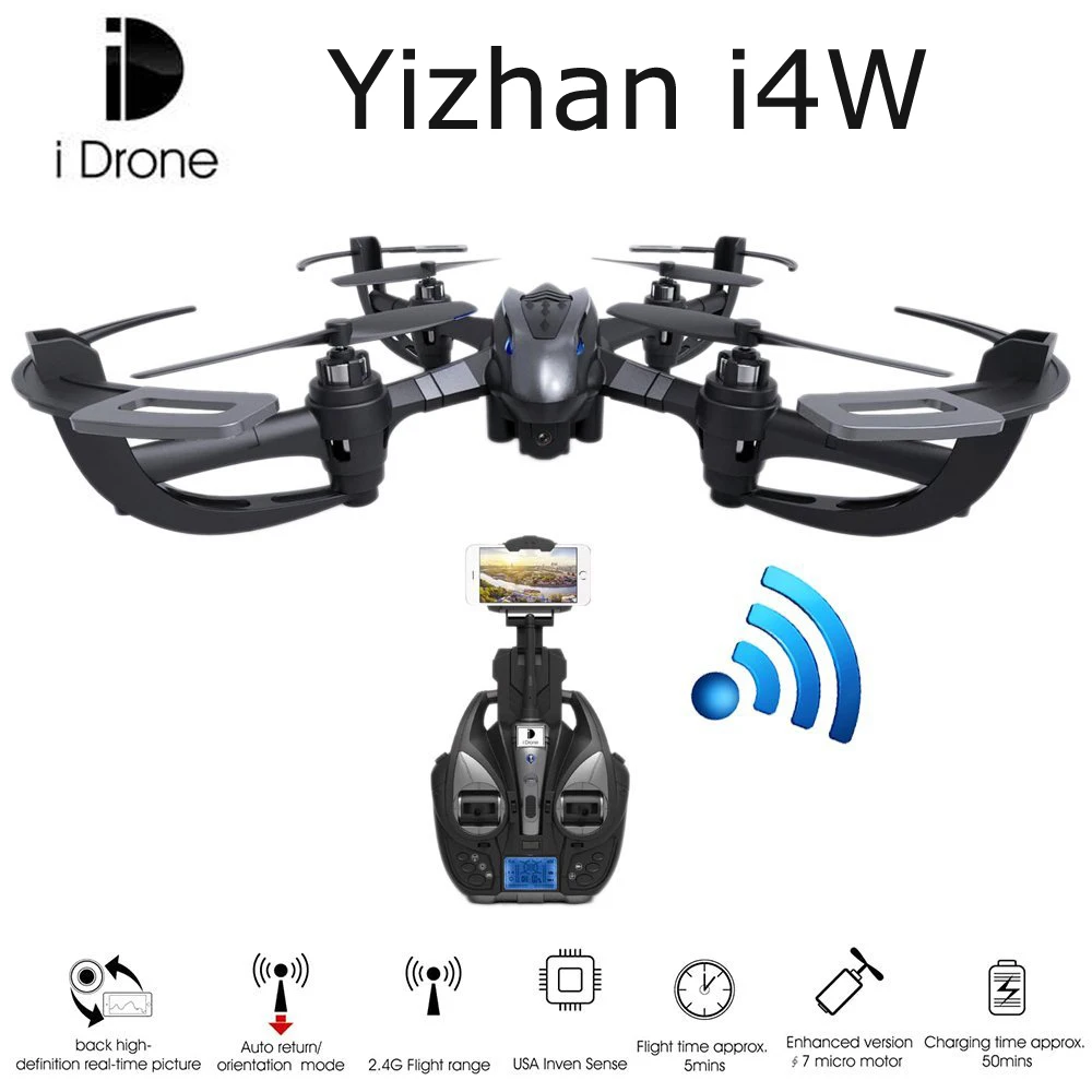  Yi Zhan YiZhan i Drone I4W Wifi FPV Real-time Live Video RTF 2.4G 4CH RC Quadcopter Camera Drone wi