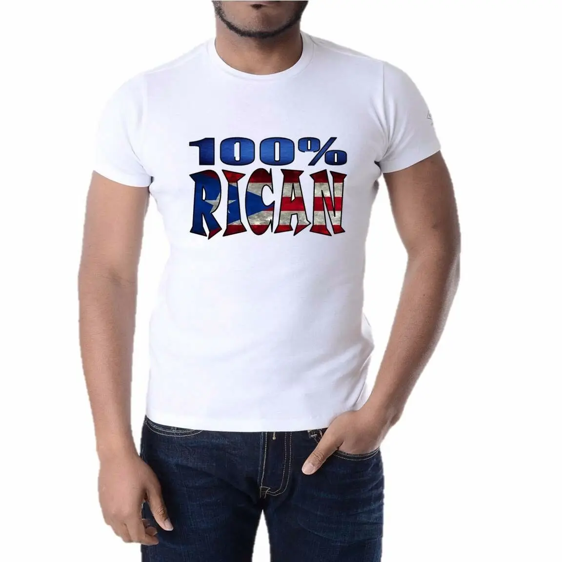 Latino Hispanic Puerto Rico Pride 100% RICAN Best Fashion T-shirt Men O-Neck Streetwear Mens T Shirts Fashion 2019 Latino Hispanic Puerto Rico Pride 100% RICAN Best Fashion T-shirt Men O-Neck Streetwear Mens T Shirts Fashion 2019