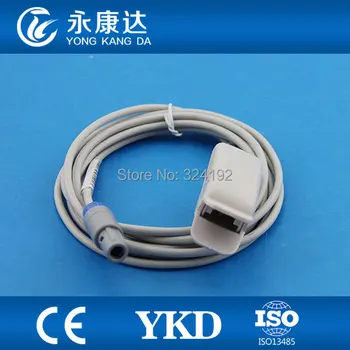 

Free shipping 6pin 60 degree Adult finger clip spo2 sensor