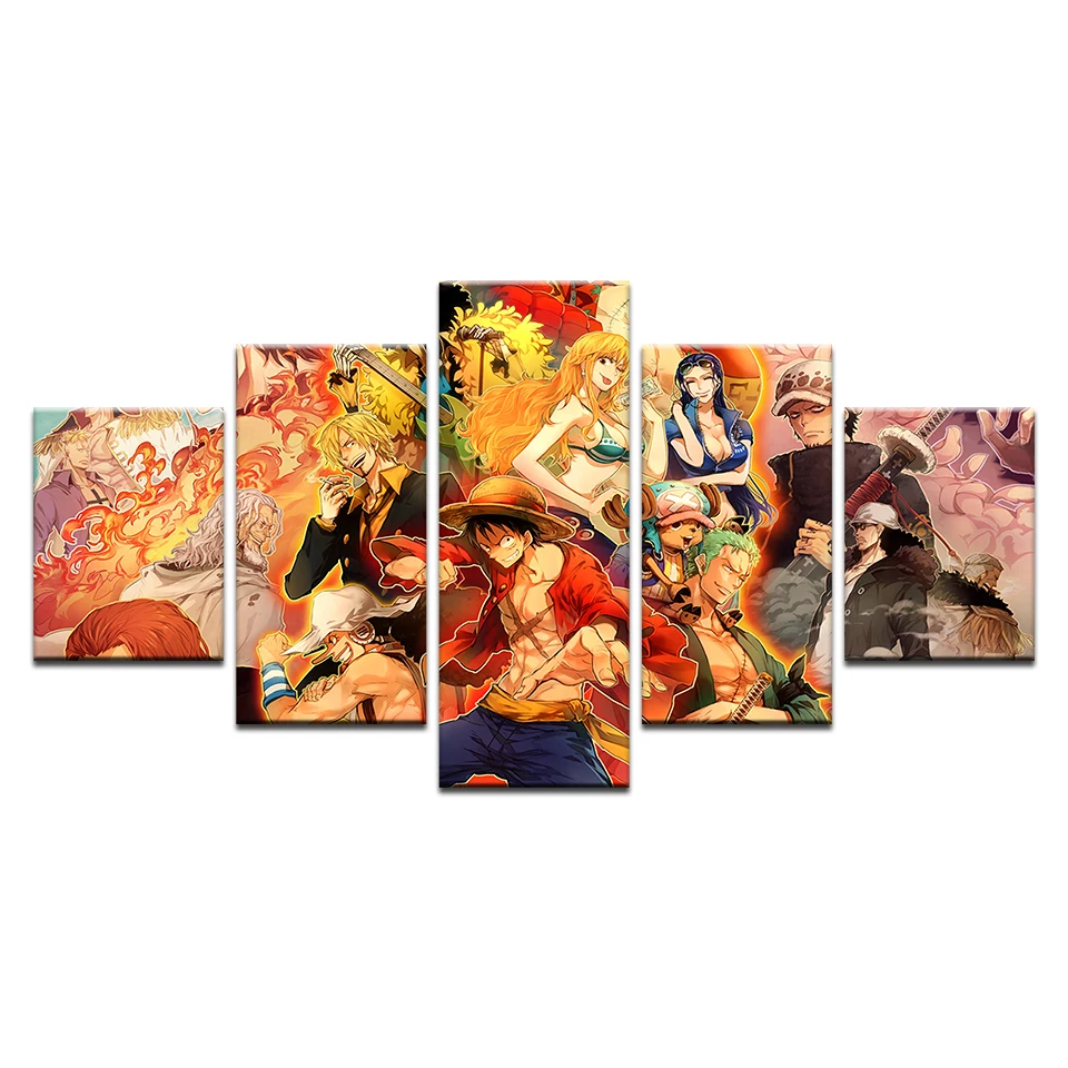 HD Prints Anime Canvas Wall Art Pictures Home Decor Living Room 5