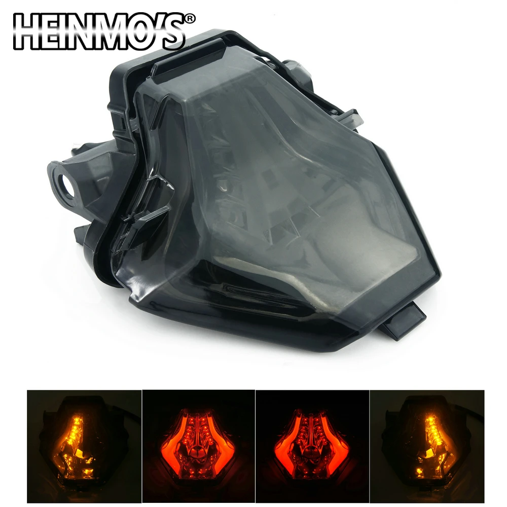 

For Yamaha MT07 MT-07 FZ07 MT 07 25 03 R3 R25 Rear Flashing Light Stop Brake Blinker Turn Signals Flasher Motorcycle LED Signal