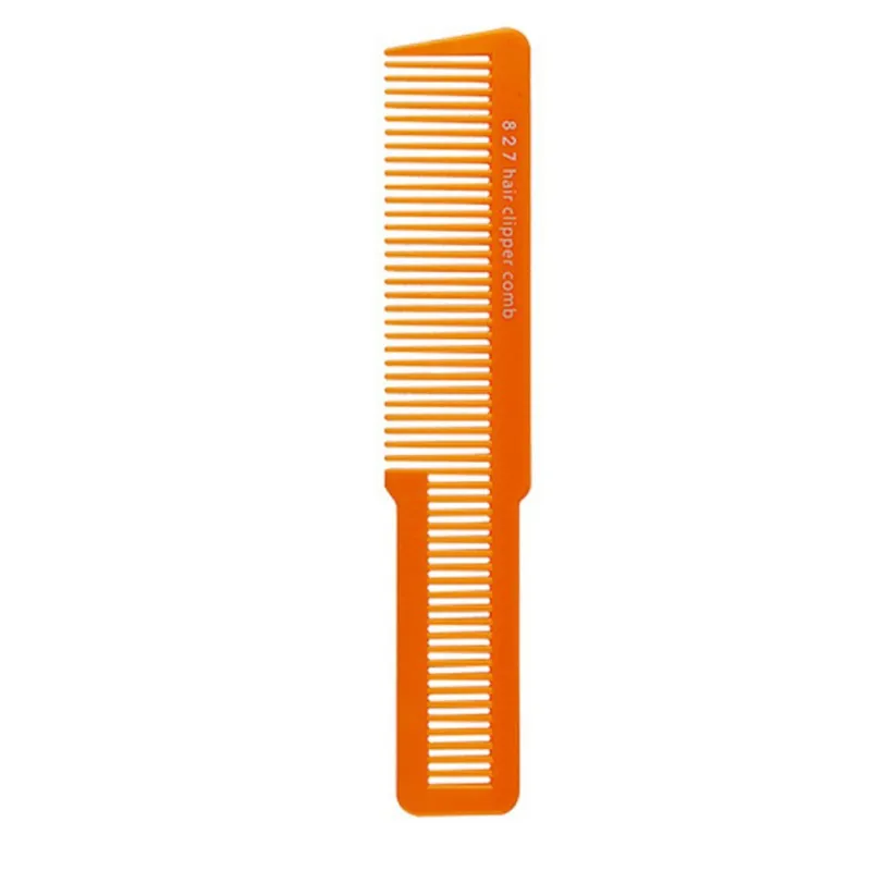 Профессиональная парикмахерская пластиковая расческа для стрижки волос, прочные расчески для стрижки волос, инструменты для укладки волос, новое поступление - Цвет: orange
