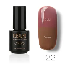 ROSALIND 7 мл гель для изменения цвета лак для ногтей Гель-лак художественный лак УФ светодиодный Гель-лак Прямая поставка AU03